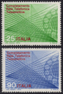 Italia / Italia 1970 Correo 1061/62 **/MNH Finalización Del Sistema De Telefoní - 1961-70: Mint/hinged