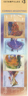 Argentina 2001 Booklet Typical Dances MNH - Unused Stamps