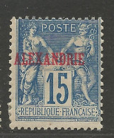 ALEXANDRIE N° 9 NEUF*  CHARNIERE  / Hinge / MH - Unused Stamps