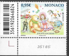 2015 Monaco Mi. 3236**MNH  Europa   TOYS, TEDDY BEARS, KITES - 2015