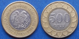 ARMENIA - 500 Dram 2003 KM# 97 Independent Republic (1991) - Edelweiss Coins - Armenië