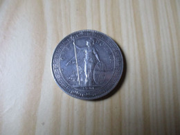 Grande-Bretagne - Très Rare 1 Dollar Argent Monnaie De Commerce 1901 C (Atelier Calcutta). - Andere & Zonder Classificatie