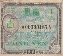 Japan #66, 1 Yen 1946 Banknote - Giappone