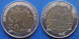 AZERBAIJAN - 50 Qapik ND (2006) "Oil Wells" KM# 44 Independent Republic (1991) - Edelweiss Coins - Azerbeidzjan