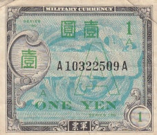 Japan #66, 1 Yen 1946 Banknote - Giappone