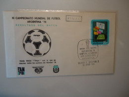 ARGENTINA     FDC COVER FINAL  NETHERLANDS  ARGENTINA  1978   WORLD CUP FOOTBALL ARGENTINA 78 - 1978 – Argentine