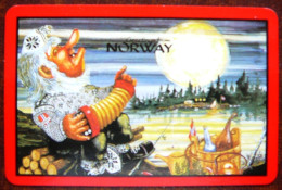 2 Joker    Noorwegen - Norvege - Norway   Trol   (2 Scans) - Carte Da Gioco