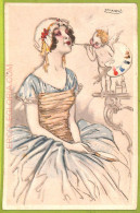 Af1718 - VINTAGE POSTCARD - Glamour Ladies Donnine - ARTIST SIGNED - Mauzan-1917 - Mauzan, L.A.
