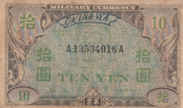 Japan #71, 10 Yen 1945 Banknote - Giappone