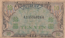 Japan #71, 10 Yen 1945 Banknote - Japan