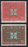 Italia / Italia 1963    Z01963J **/MNH Italia 1963 "CEPT" (2 Sellos) Nº895/96  - 1961-70: Neufs