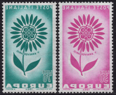 Italia / Italia 1964    Z01964J **/MNH Italia 1964 "Flor" (2 Sellos) Nº907/08  - 1961-70: Mint/hinged