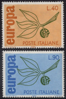Italia / Italia 1965    Z01965J **/MNH Italia 1965 "Hojas" (2 Sellos) Nº928/29  - 1961-70: Mint/hinged