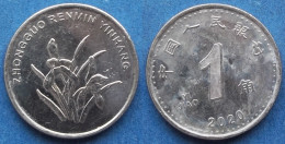 CHINA - 1 Jiao 2020 "Orchid Blossom" KM# 2445 Peoples Republic (1949) - Edelweiss Coins - Chine