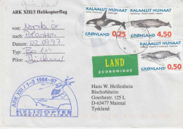 Greenland Heli Flight Norske Or To Polarstern 02.09.1997 (JS151) - Voli Polari