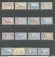 1954-63 BAHAMAS, Stanley Gibbons N. 201-16 - Serie Di 16 Valori, MNH** - Autres & Non Classés