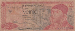 Mexico Lot Of 2 Banknotes, #64b 1973 20 Pesos And #122g 2012 20 Pesos - México