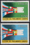 Italia / Italia 1979 Correo 1391/92 **/MNH Elecciones Al Parlamento Europeo (2  - 1971-80: Neufs