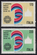 Italia / Italia 1979 Correo 1397/98 **/MNH Tercera Exposición Mundial De Máquin - 1971-80: Neufs