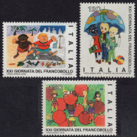 Italia / Italia 1979 Correo 1411/13 **/MNH Día 21 Del Sello (3 Sellos)  - 1971-80: Neufs