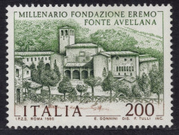 Italia / Italia 1980 Correo 1432 **/MNH Milenio De La Fundación Del Monasterio  - 1971-80: Neufs