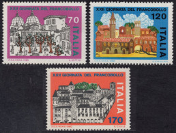 Italia / Italia 1980 Correo 1471/73 **/MNH Día 22 Del Sellos (3 Sellos)  - 1971-80: Neufs