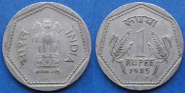 INDIA - 1 Rupee 1985 H "Grain Ears Flank" KM# 79.1 Republic Decimal Coinage (1957) - Edelweiss Coins - Géorgie