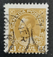 Canada 1911  USED  Sc 110,    5c King George V, Admiral Issue - Oblitérés