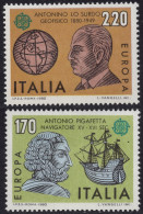 Italia / Italia 1980 Europa    **/MNH Italia 1980 " Personajes Famosos" (2 Sell - 1971-80: Neufs