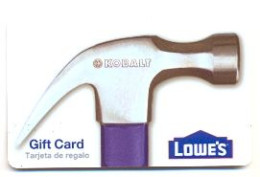 Lowe's, U.S.A., Carte Cadeau Pour Collection, Sans Valeur, # Lowes-17 - Tarjetas De Fidelización Y De Regalo