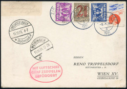 Zeppelin, Zeppelinpost LZ 127, Deutschlandfahrten 1931, 1931, Brief - Zeppeline