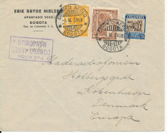 Colombia Cover Sent To Denmark Bogota 3-5-1938 - Colombia