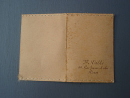 Pochette  " P Valle   "   Rouen. - Supplies And Equipment