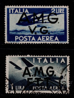 1142D- ITALY - 1946-47 -SC#:1LNC1,2 -USED- - Posta Aerea