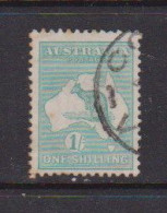 AUSTRALIA    1916   1/-  Blue  Green   Die II     USED - Gebruikt