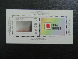 Polen Block 115 ** , Phila Nippon '91 Schmetterling - Usados