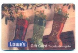 Lowe's, U.S.A., Carte Cadeau Pour Collection, Sans Valeur, # Lowes-27   Holographic - Cartes De Fidélité Et Cadeau