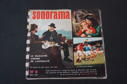 SONORAMA N°8 MAI 1959 JEAN GABIN.JEAN ROSTAND.JULIETTE GRECO.SACHA DISTEL.BECAUD ET + - Formats Spéciaux