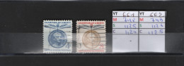 PRIX FIXE Obl 661 662 YT 748 749 MIC 1125 1126 SCO 1124 1125 GIB  José De San Martin 1959 Etats D'unis 58A/08 - Used Stamps