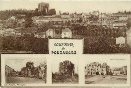 - Vendée -ref-F163- Pouzauges - Souvenir De .. - - Pouzauges