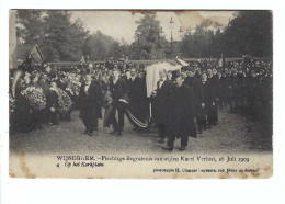 Wijnegem  WYNEGHEM - Plechtige Begrafenis V Wijlen Karel Verbist 26 Juli 1909;   4. Op Het Kerkplein - Wijnegem