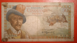 Banknote 50 Francs French Equatorial Africa - Other - Africa