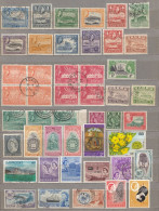 BRITISH COLONIES Different Used / MINT Stamps #v329 - Lots & Kiloware (max. 999 Stück)