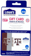 Lowe's, U.S.A., Carte Cadeau Pour Collection, Sans Valeur, # Lowes-52a - Tarjetas De Fidelización Y De Regalo