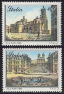 Italia / Italia 1989 Correo 1808/09 **/MNH Plazas De Ciudades Itallianas (2 Sel - 1981-90: Neufs