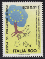 Italia / Italia 1989 Correo 1815 **/MNH 3ra Elección Del Parlamento Europeo  - 1981-90: Neufs