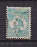 AUSTRALIA    1920   1/-  Blue  Green   Die II B    USED - Usados