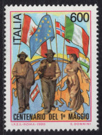 Italia / Italia 1990 Correo 1880 **/MNH Centenario Del 1 De Mayo   - 1981-90: Neufs