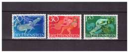 LIECHTENSTEIN   . N °  422 /  424  .  SERIE   LEGENDES     OBLITEREE  .  SUPERBE . - Used Stamps