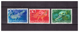 LIECHTENSTEIN   . N °  422 /  424  .  SERIE   LEGENDES     OBLITEREE  .  SUPERBE . - Gebruikt